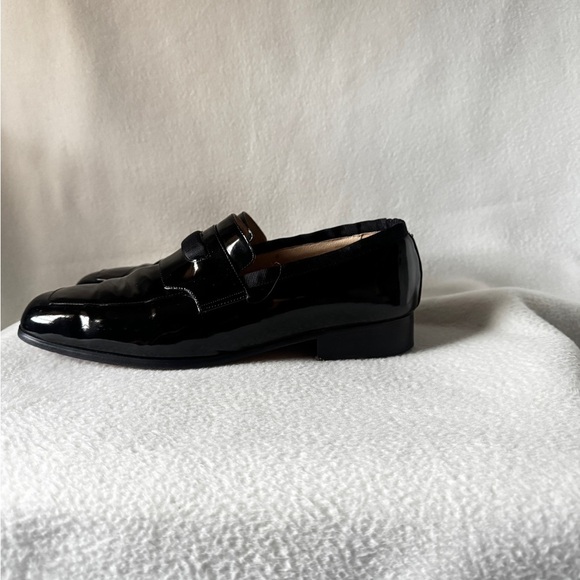 Andrew Fezza Size 10 1/2 Men’s Black Leather Dresss Shoes. - Picture 3 of 13